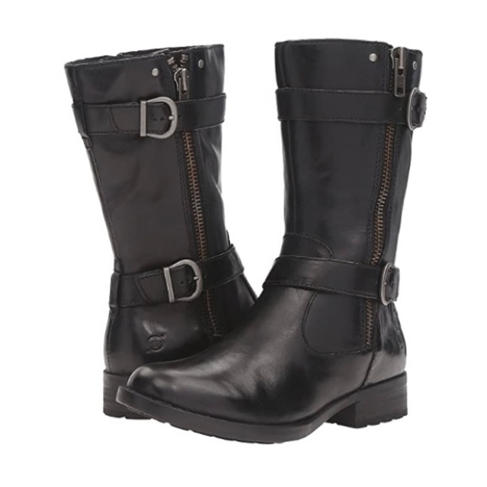 BORN Erie Military Style Genuine Leather Boots Sz: 8M